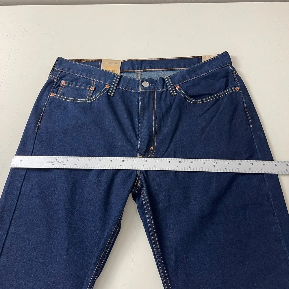Levis 514 Jeans Mens 36x32 Blue Straight Dark Wash Denim Grunge Cowboy Work Rock